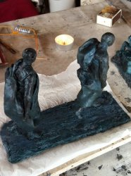 Travail de la cire à l'atelier